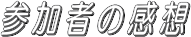 参加者の感想